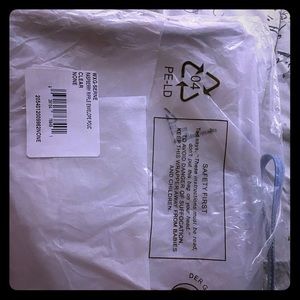 Ted Baker clear wristlet envelope pouch